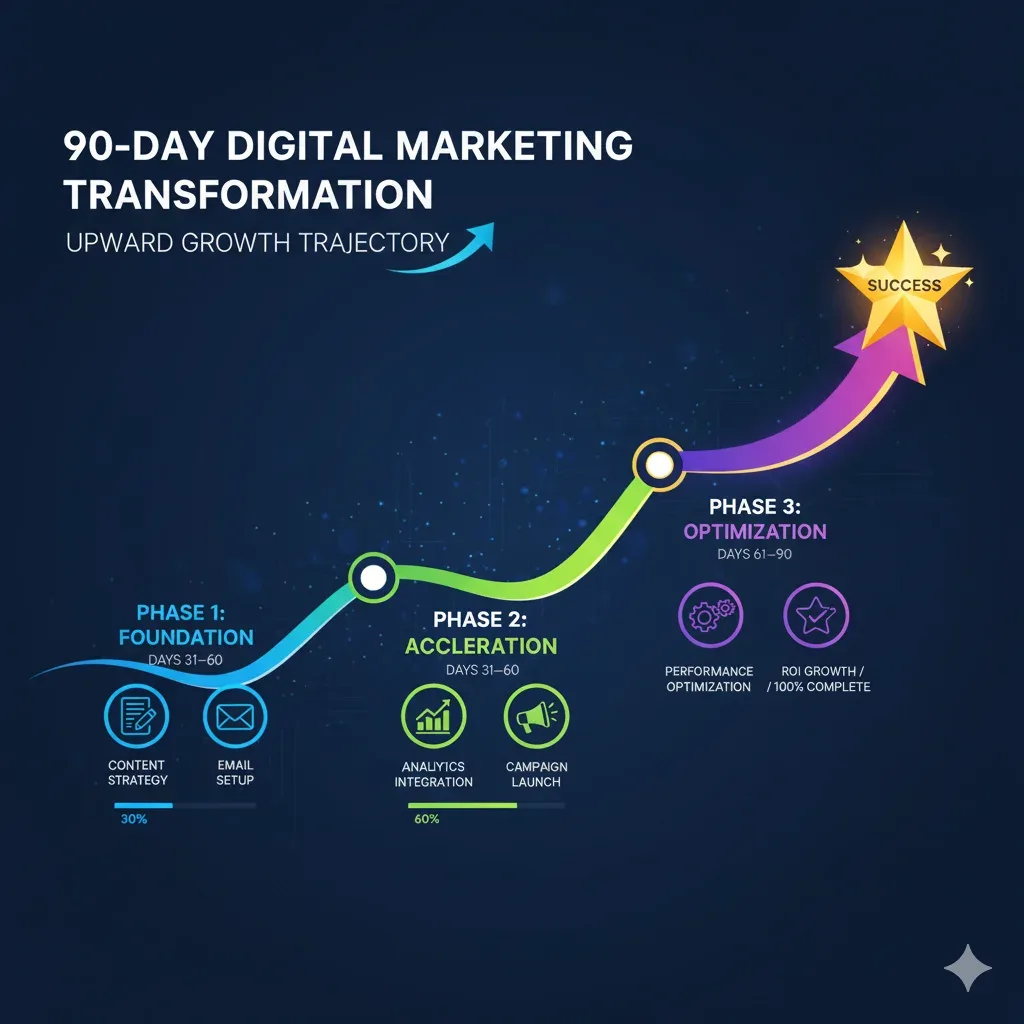 90 Days to AI-Powered Marketing: A Phase-by-Phase Implementation Guide