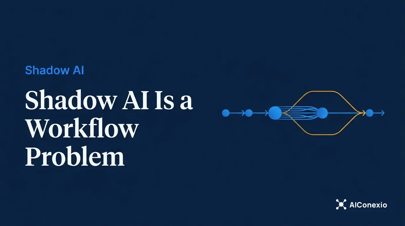 Shadow AI Is a Workflow Problem, Not a Policy Problem